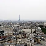 Skyscrapers With Balcony And Overlooking Paris